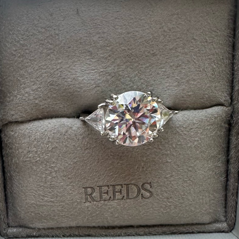 5 carat moisinite ring**